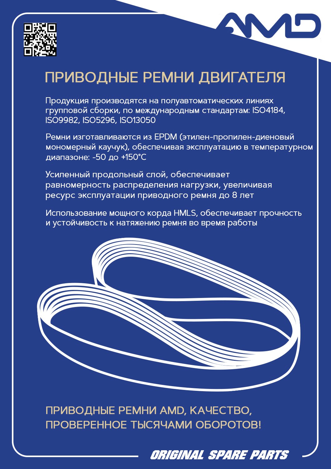 ПРИВОДНЫЕ РЕМНИ AMD